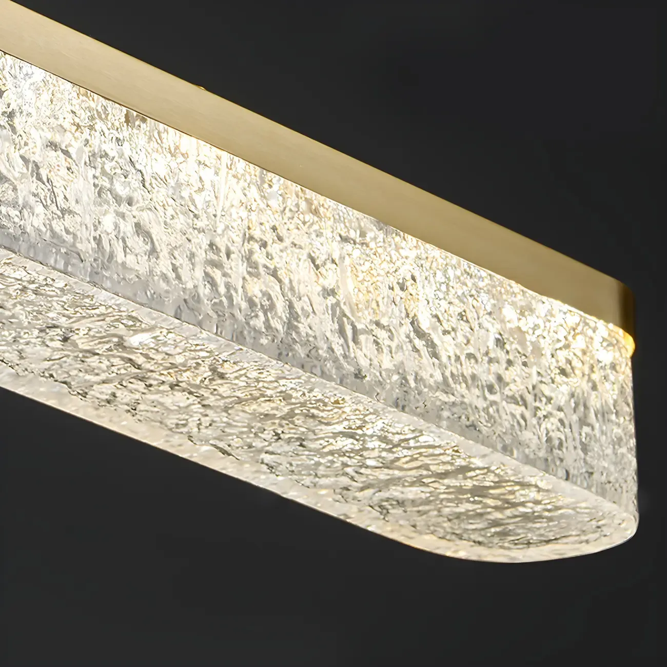 Modern Gold 3-Gear Dimming LED Kitchen Island Pendant Light