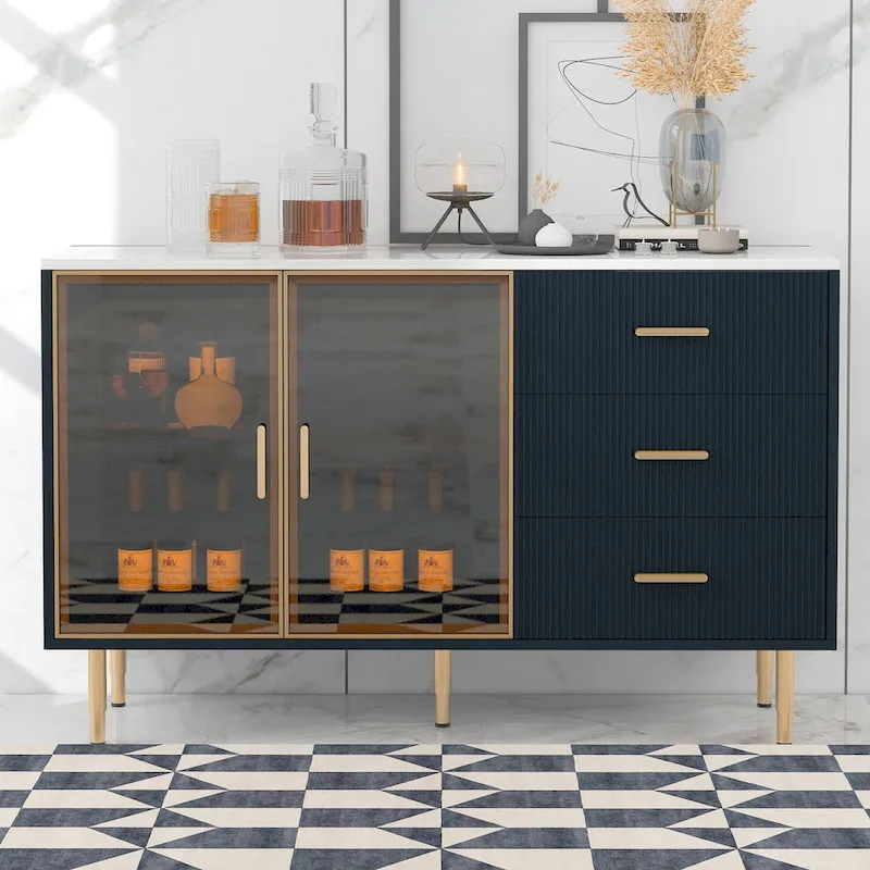 Modern Sideboard MDF Buffet Cabinet