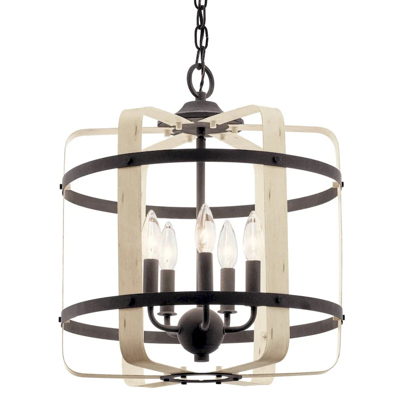 Kichler Lighting Gartin 5-Light Weathered Zinc Pendant Light