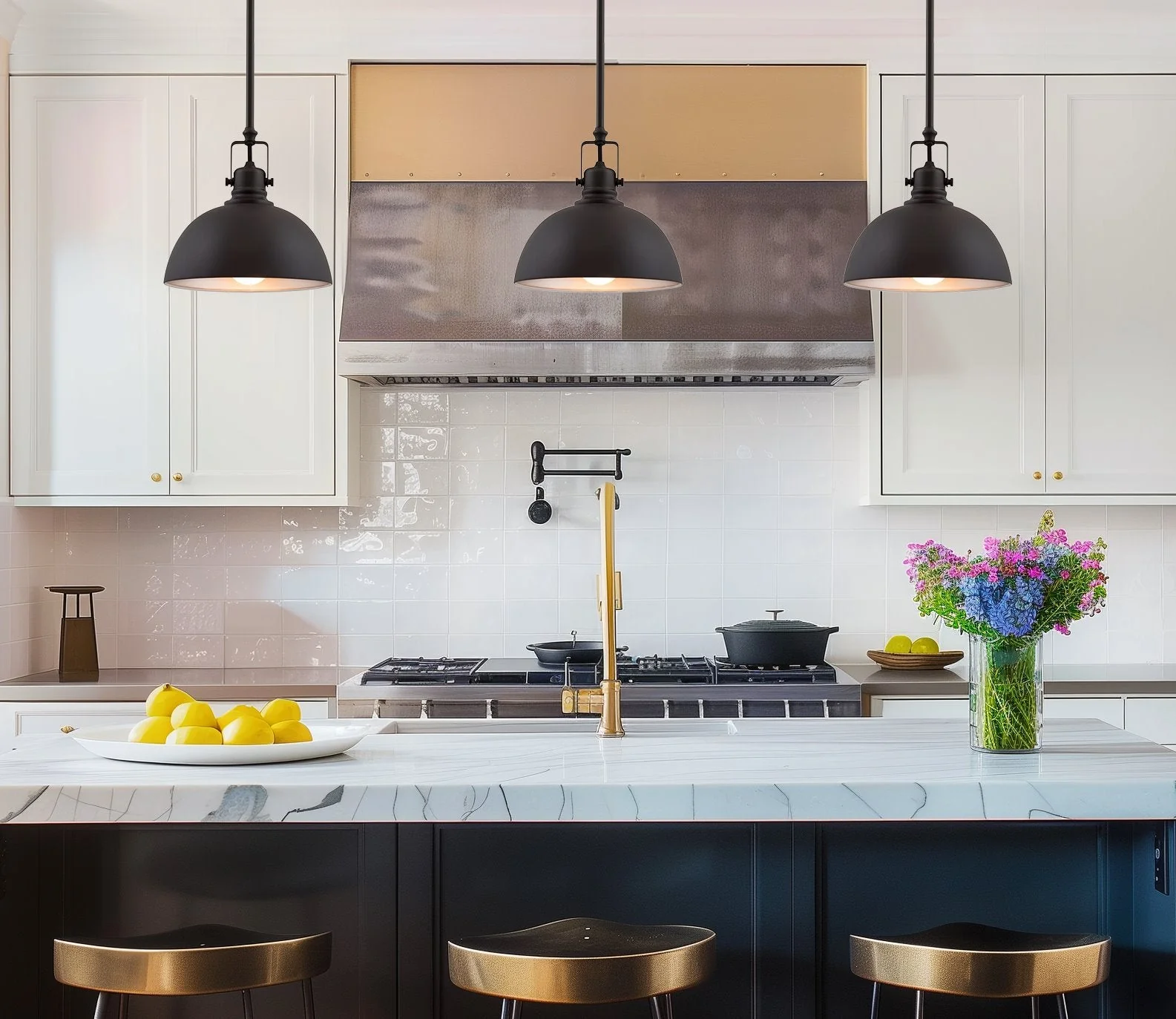 Belle 9 Contemporary Industrial Pendant Light