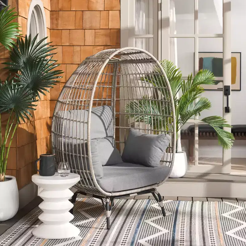Emmett Egg Chair Indoor/Outdoor - PAT9043 - Safavieh