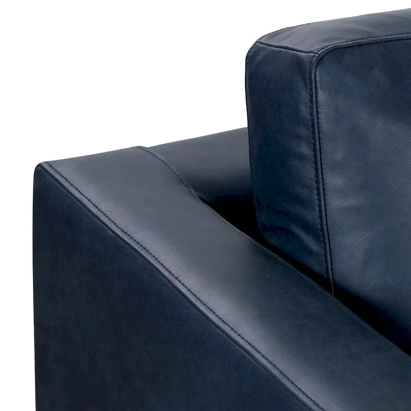 Poly and Bark Napa Lounge Chair - Genuine Italian Leather