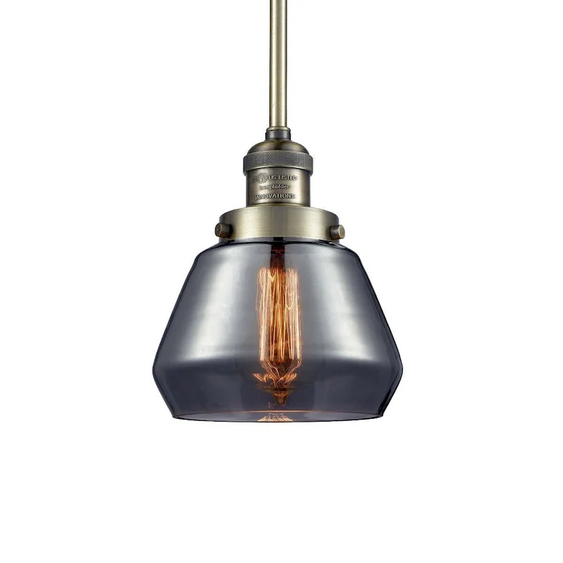 Innovations Lighting Fulton Single Light 7  Wide Mini Pendant with