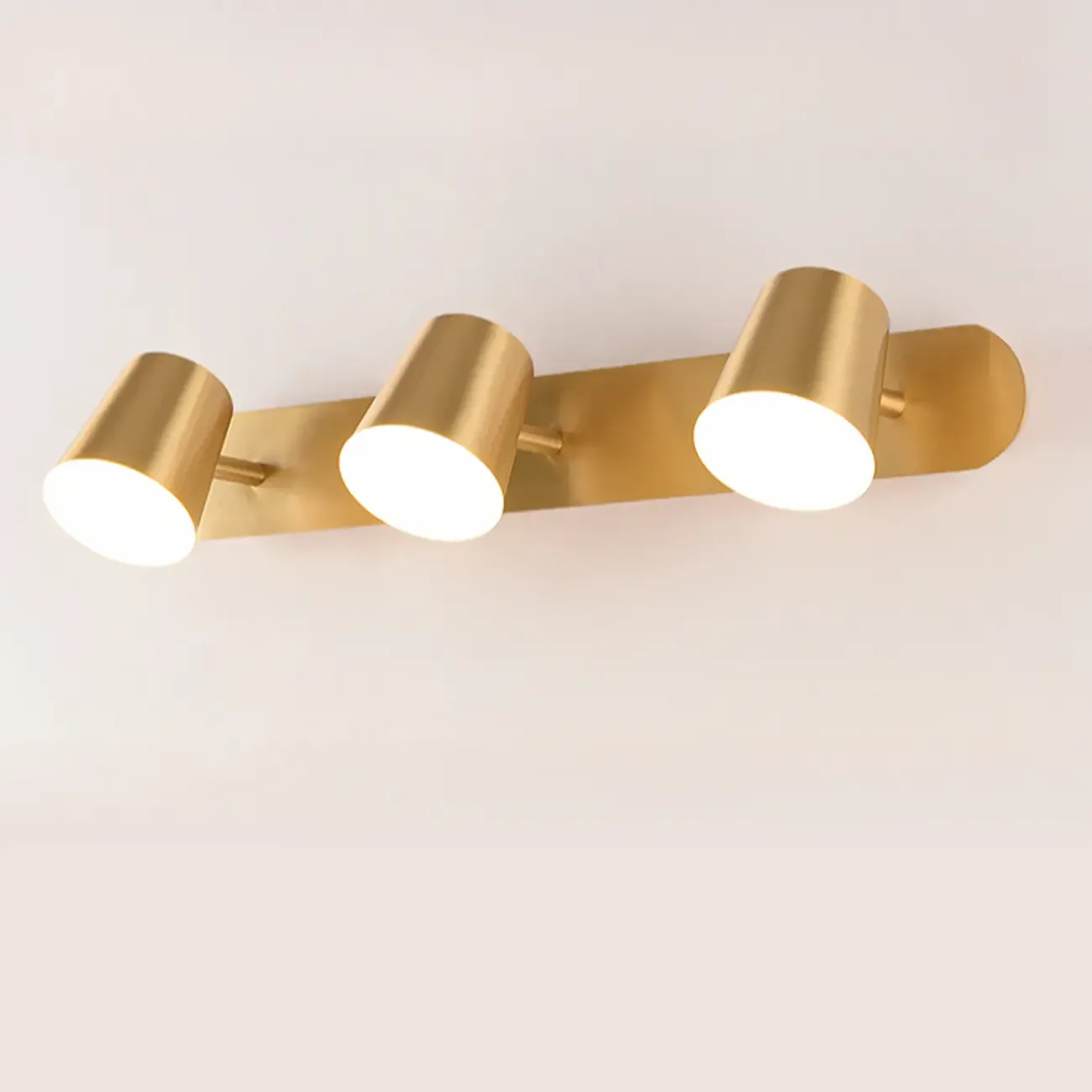 Bathroom Modern Vanity Light with Metal Lampshade