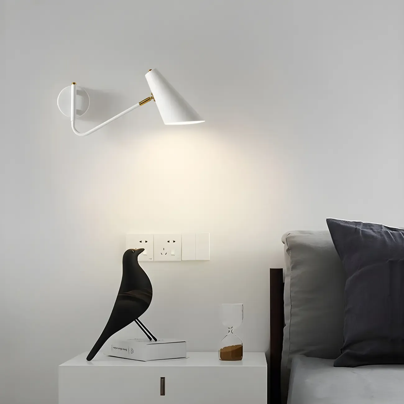 Modern Metal Simple Swing Arm Wall Light