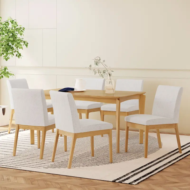 Atherton Wood 7 Piece Dining Set