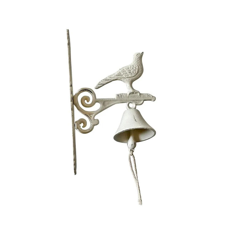 Cast Iron Bird Wall Bell - A