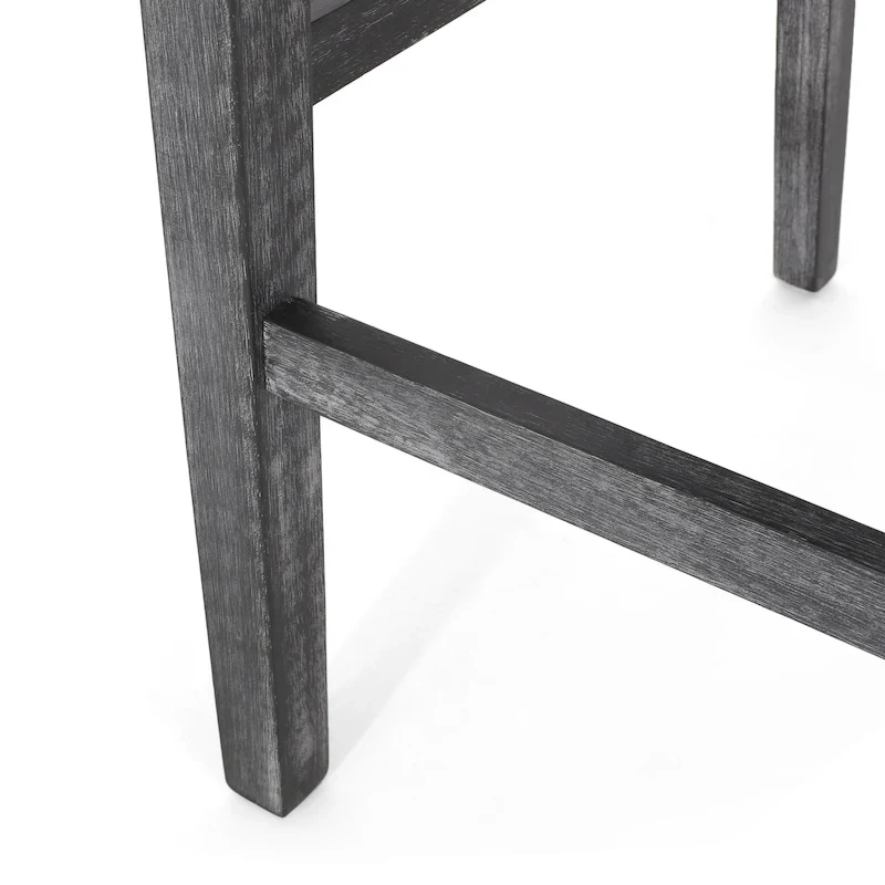 Armga Fabric and Rubberwood 30.5 inch Barstools (Set of 2) by Christopher Knight Home