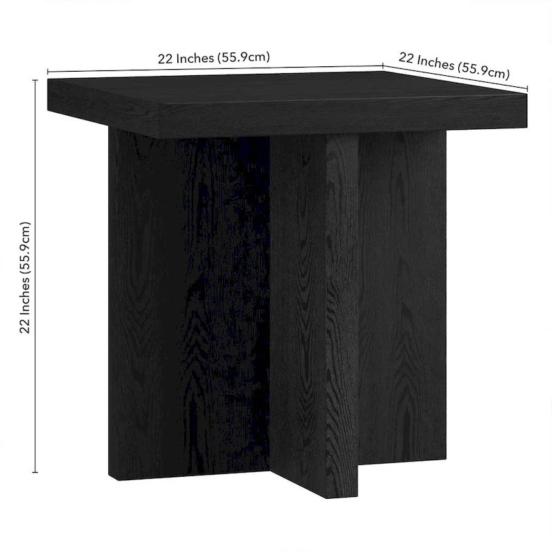 22  Wide Rectangular Side Table