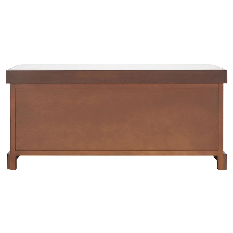 SAFAVIEH Mozella 3-Drawer Cushion Bench - 42 W x 15 D x 20 H - 42Wx15Dx20H