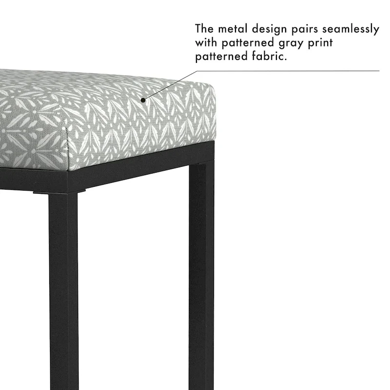 HomePop Backless Metal 24 Counter Stool - 24 inches