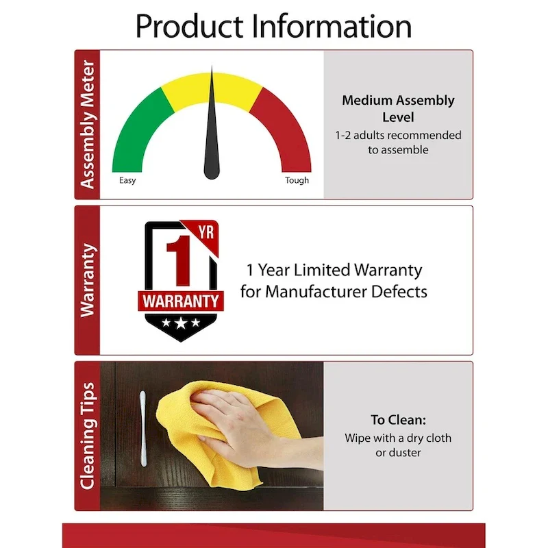 Owen Black Nightstand