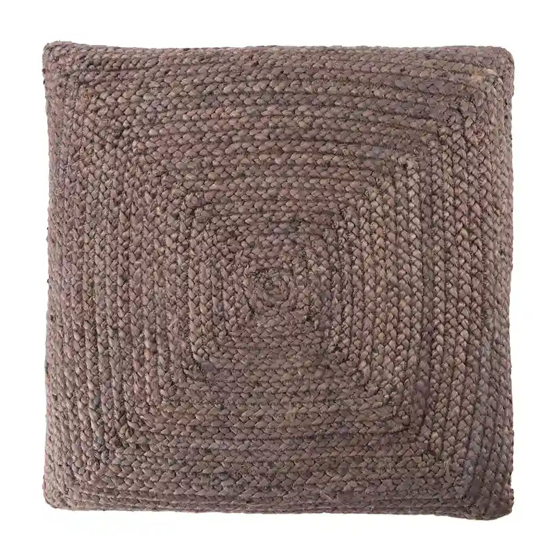 Textured Jute Pouf / Floor Pillow