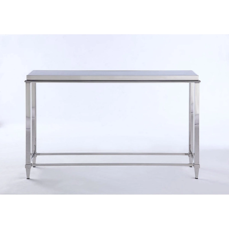 Somette Sofa Table with Glass Top