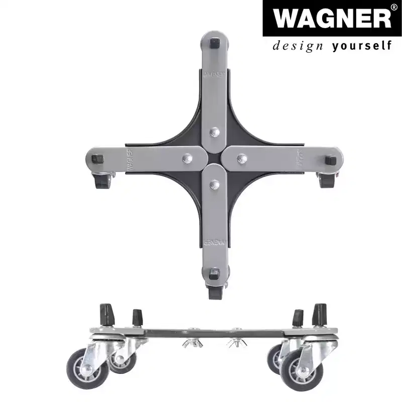 11 to 16.1 Adjustable Metal Plant Caddy  Rust-Proof, Heavy-Duty Rolling Stand