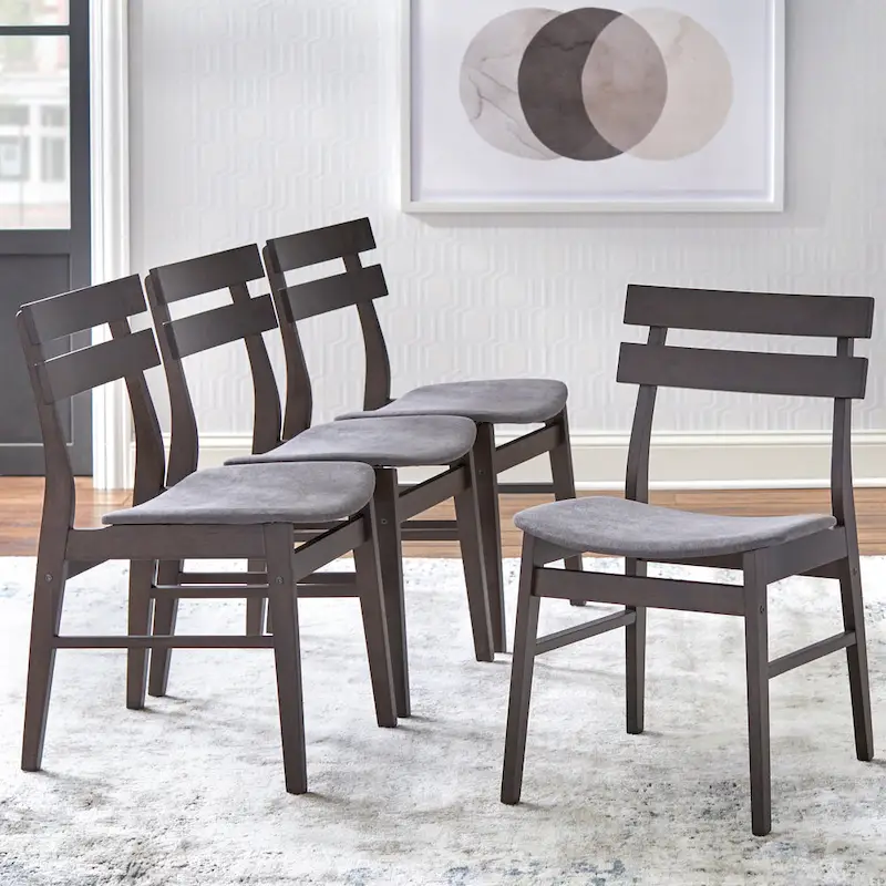 Simple Living Fiesta Solid Wood Dining Chair (Set of 4) - N/A