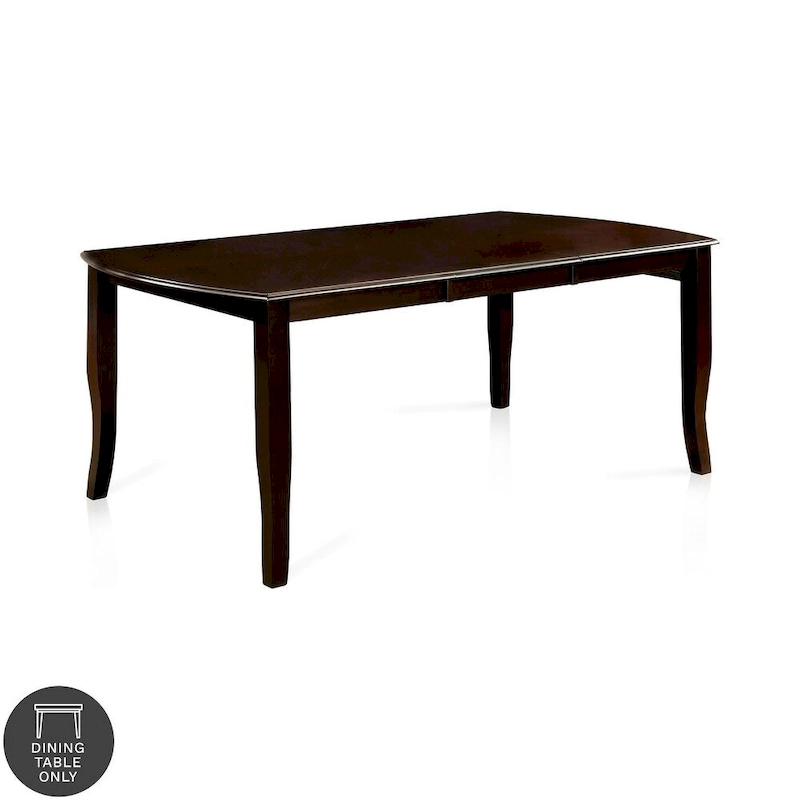 Furniture of America Zita Espresso 72-inch Wood Expandable Dining Table