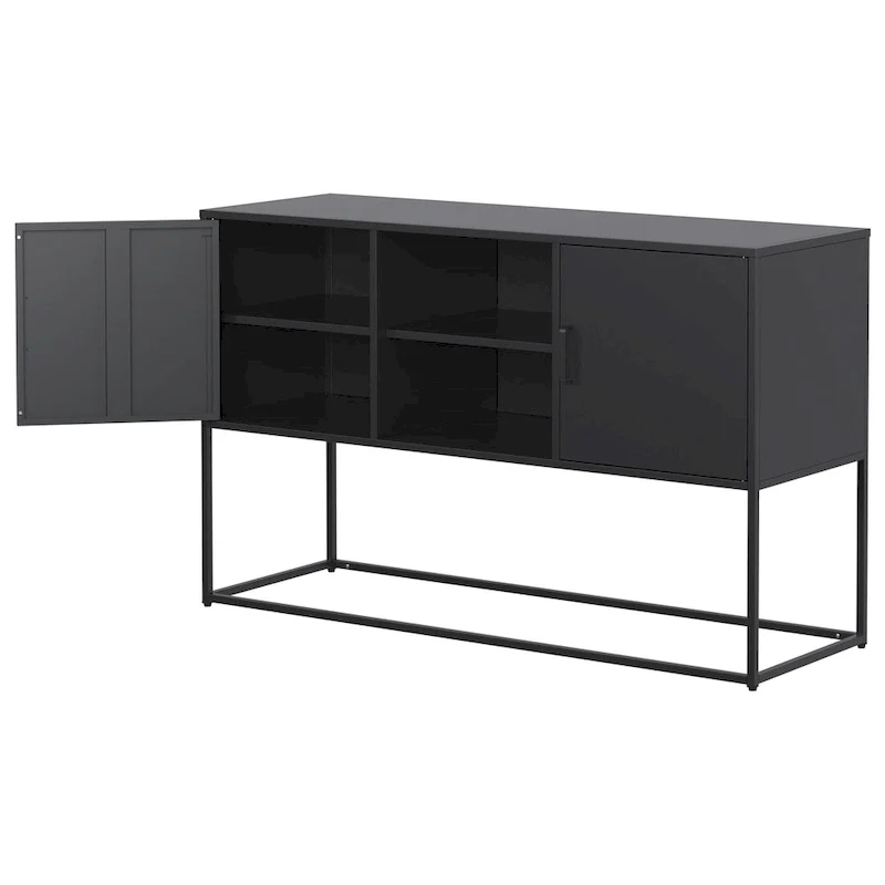 Metal Sideboard Cabinet with Adjustable feet