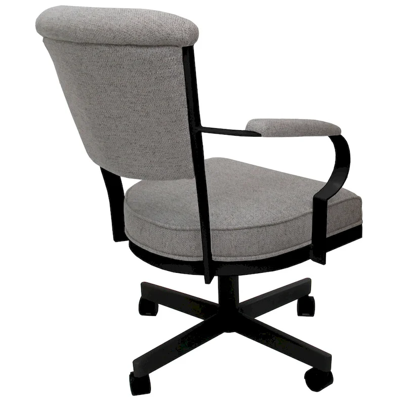 Miami Swivel Metal Caster Chair on Reading Base - 18 High Seat