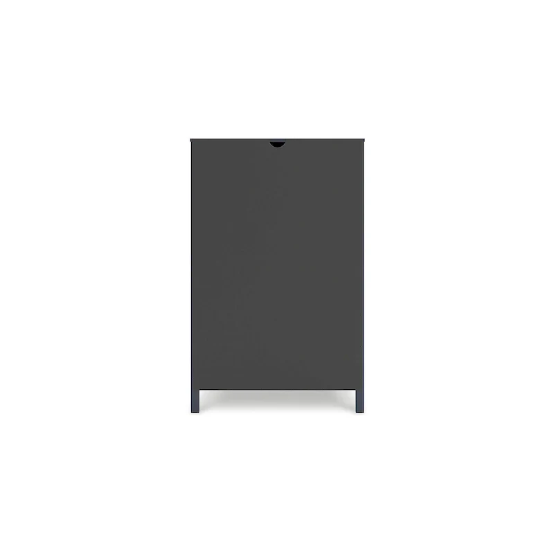 Navy Blue Shaker-Style 5-Drawer Engineered Wood Chest of Drawers