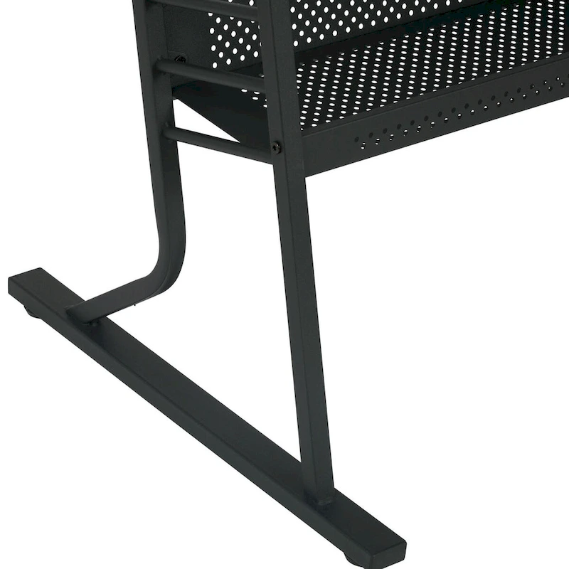 Studio Designs Eclipse Ultra Grey and White Wood Top Sewing Table