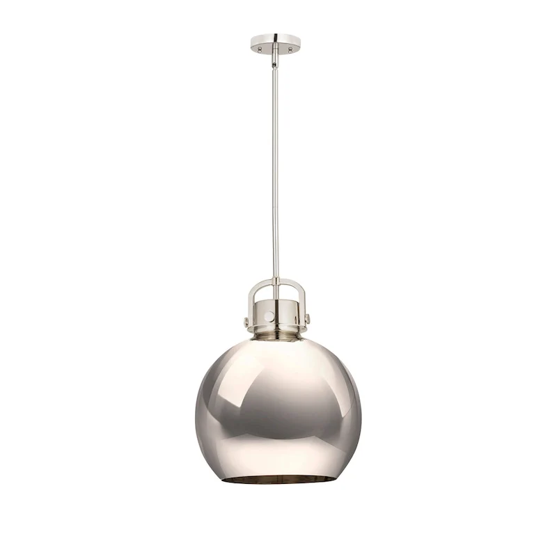 Innovations Lighting Newton Metal Sphere - 1 Light 14  Stem Hung Pendant