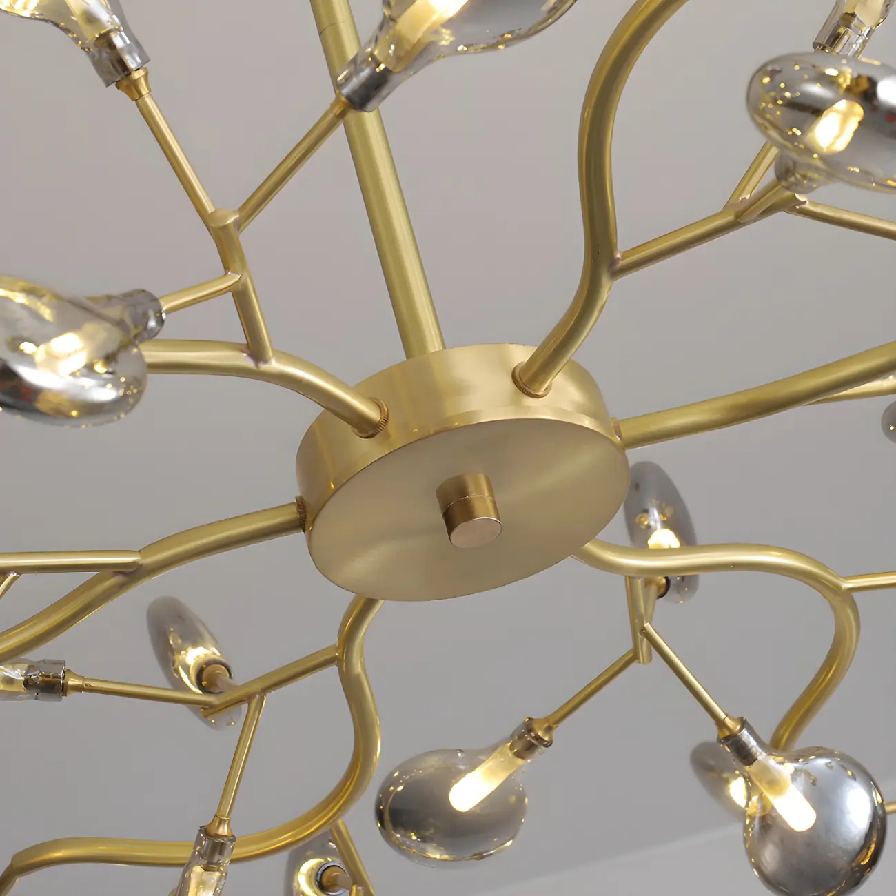 Modern Gold Metal Fireflies Island Pendant Light