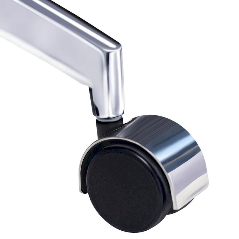 Genuine Leather High Back Executive Office Chair in Solid Walnut Wood