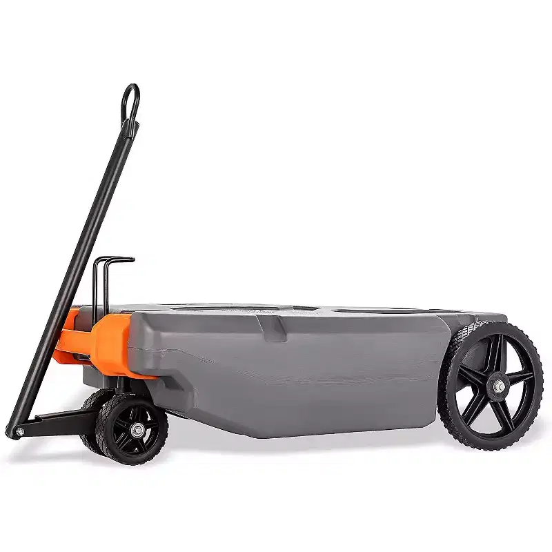 Camco 39007 Rhino Portable 36 Gallon RV Waste Holding Tank Kit with Steerable Wheels, Hose, and Other Accessories