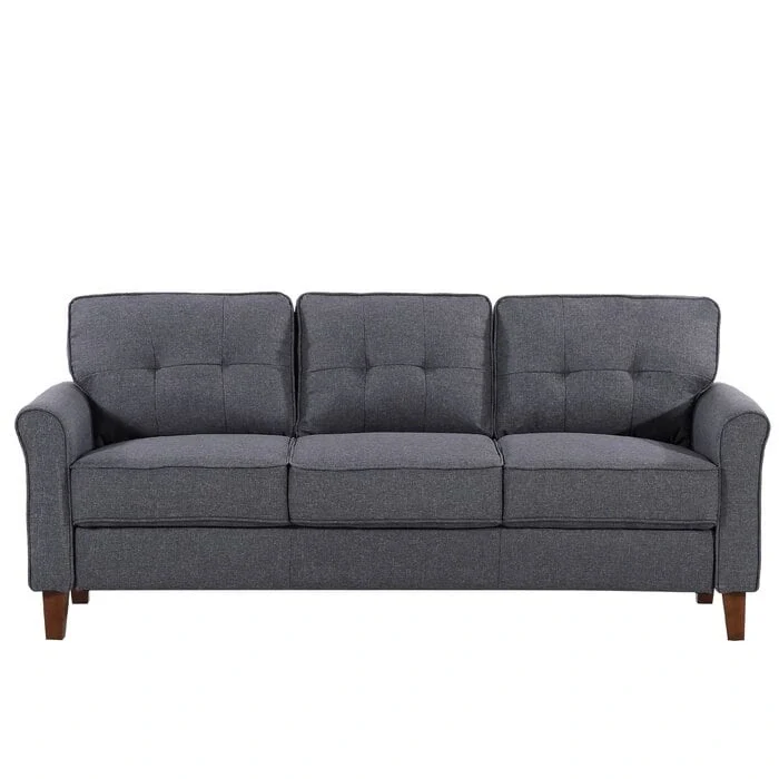 Kouchouk 78.7 Linen Flared Arm Sofa