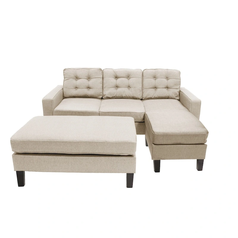 Poundex 3-Pcs Sectional Set