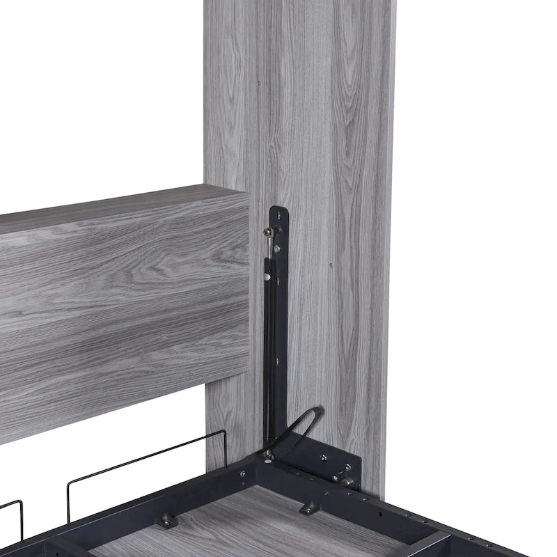 Wooden Murphy Bed, Foldable Cabinet