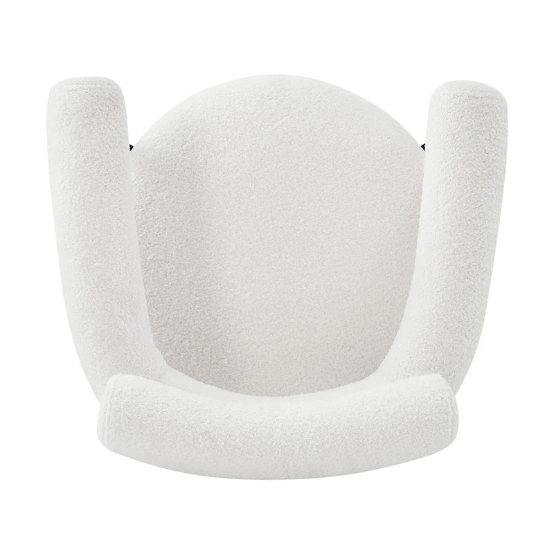 Naci Modern Fabric Arm Dining Chairs with Metal legs by Christopher Knight Home