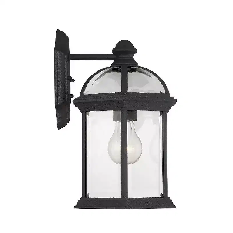 Savoy House Kensington 1 - Light Wall Light in Textured Black