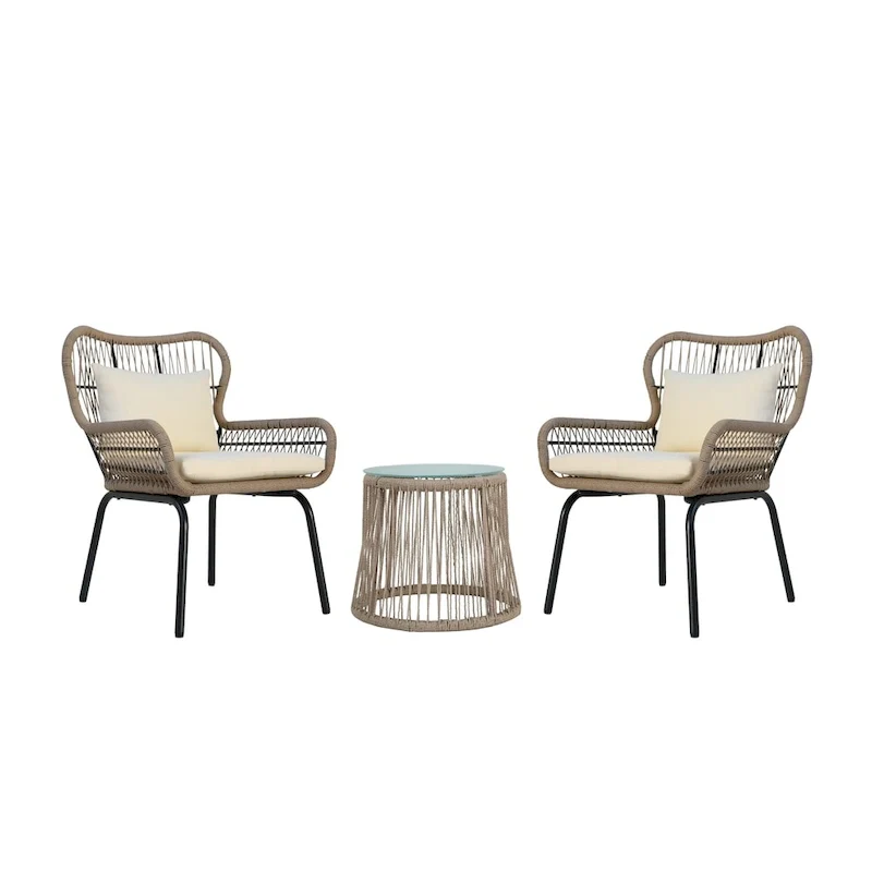 Southport 3-piece Outdoor Conversation Set by Christopher Knight Home
