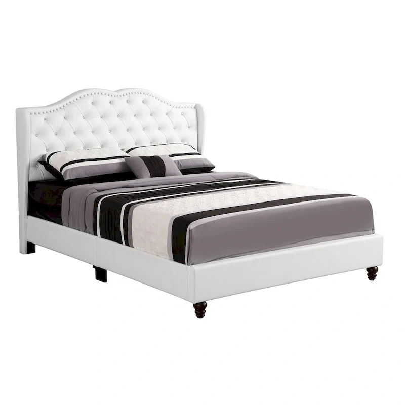 Joy Jewel Tufted Upholstered Bed