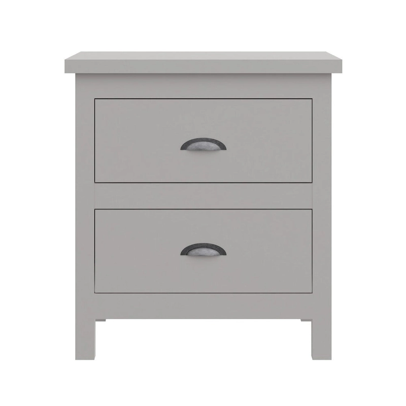 Yes4wood Nightstand with Drawers, Solid Wood