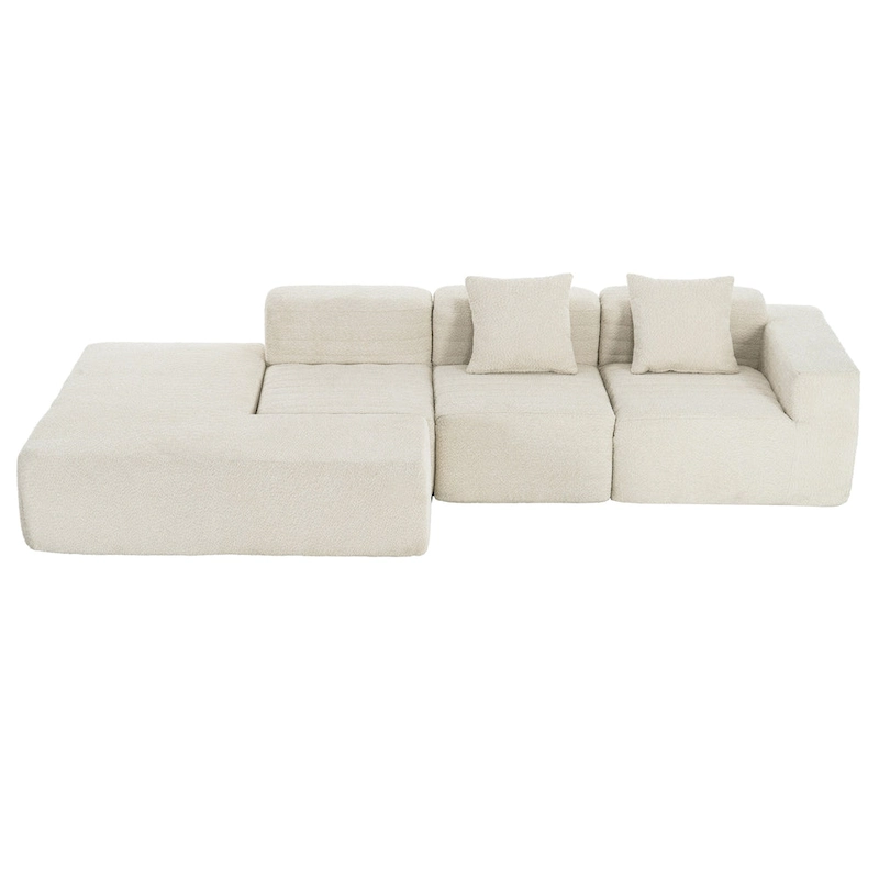 Sectional Sofa Full-compressed Sofa Couch Free-combined Sofa