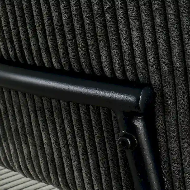 Modern simple velvet dining chair Fabric Upholstered Chairs home bedroom stool back dressing chair black metal legs(set of 2)