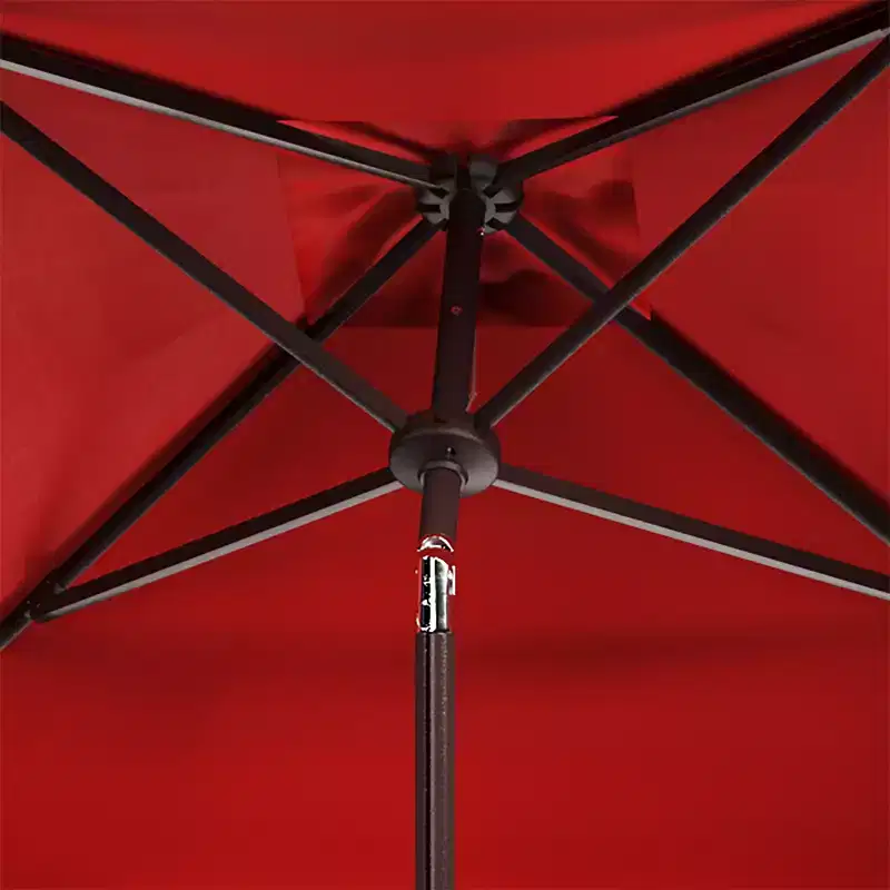 Elegant Valance 7.5 Ft Square Umbrella - PAT8406 - Safavieh