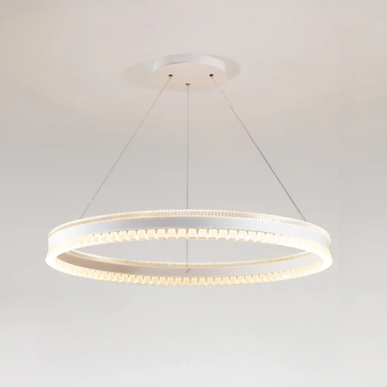 Stylish Modern Circle Tiered Ring LED Chandelier