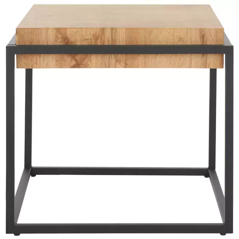 Edgefield End Table - ACC7004A - Natural/Black - Safavieh