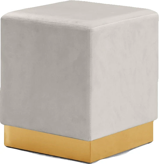 Jackson Velvet Ottoman in 6 Color Options