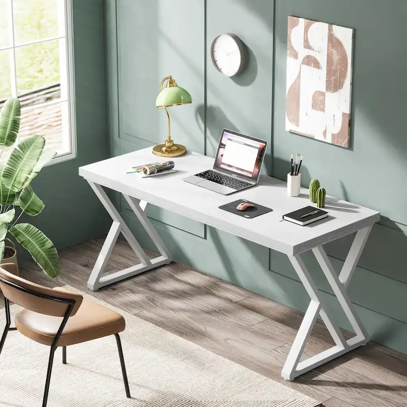 55 Heavy Duty Computer Desk, Office Desk