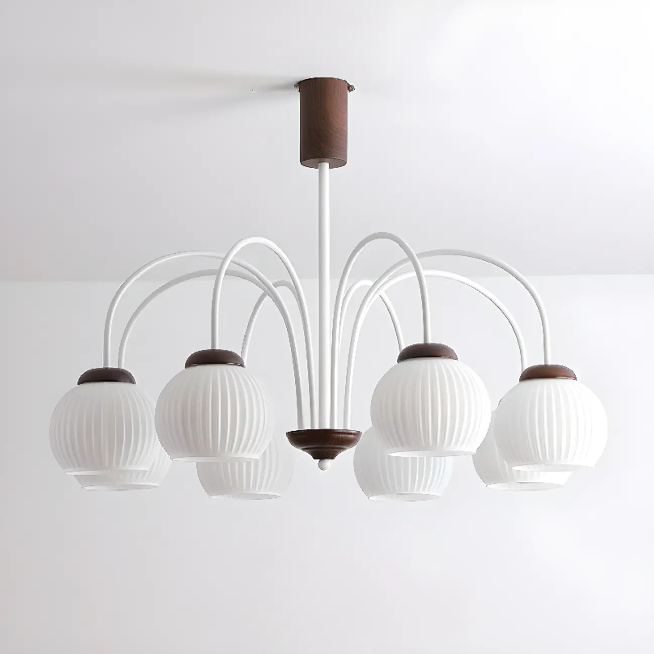 Modern Elegant Globe Pendant Chandelier with Flexible Length