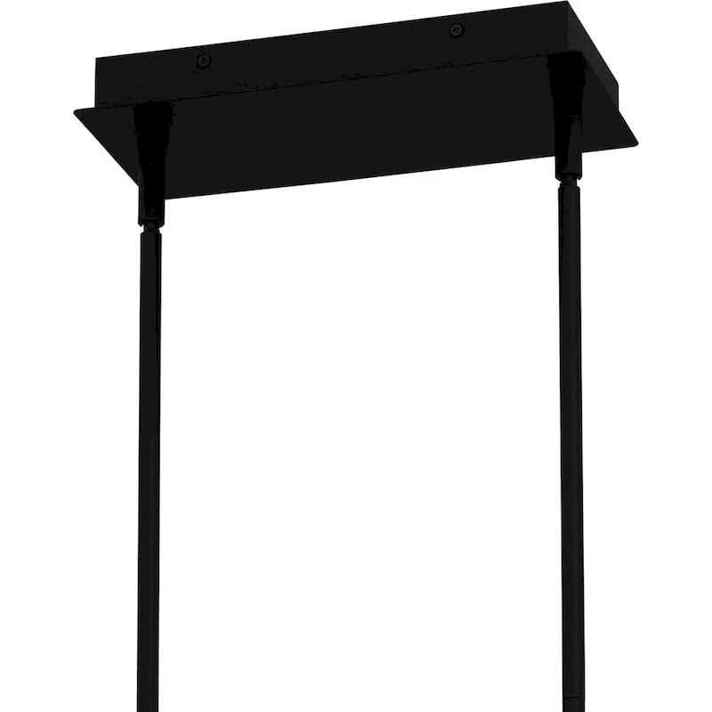 Brillance Integrated LED Matte Black Island Light