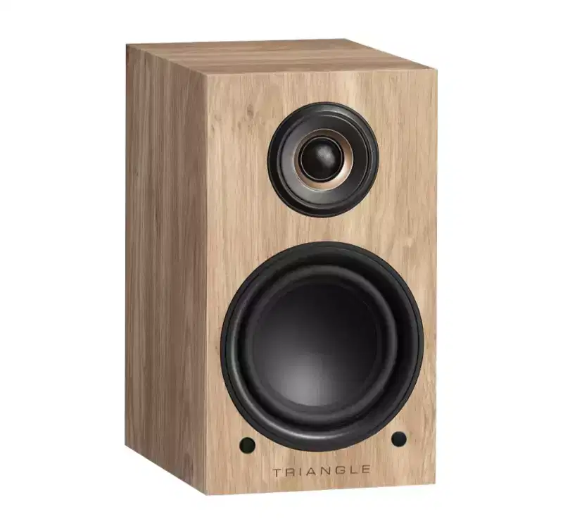 Triangle LN01A Wireless Bluetooth Bookshelf Speakers (Light Oak, Pair)
