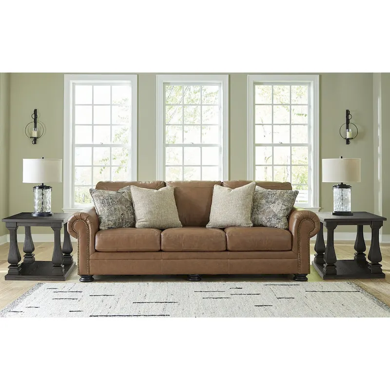 Signature Design by Ashley Carianna Caramel Sofa - 101W x 40D x 40H