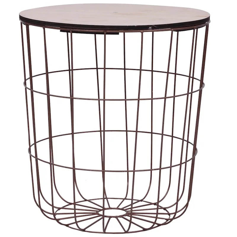 vidaXL Coffee Table Copper  15.6 MDF