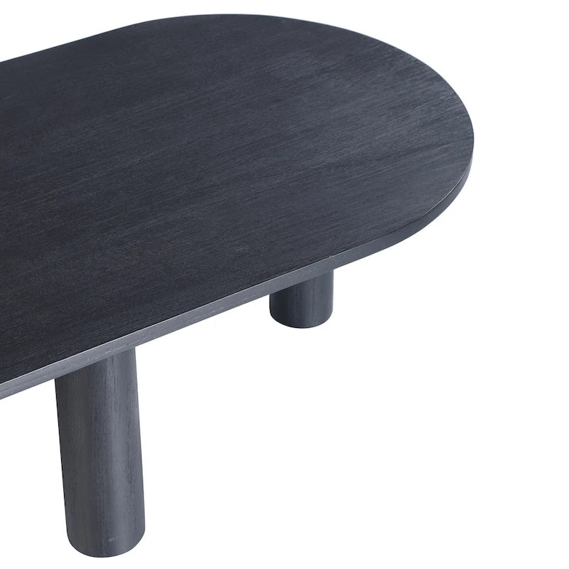 Oval Mango Wood Coffee Table